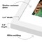 Americanflat Picture Frame with Mat - Modern Design, Shatter-Resistant Glass, Dual Sawtooth Hangers, Ideal for Home and Office Decor